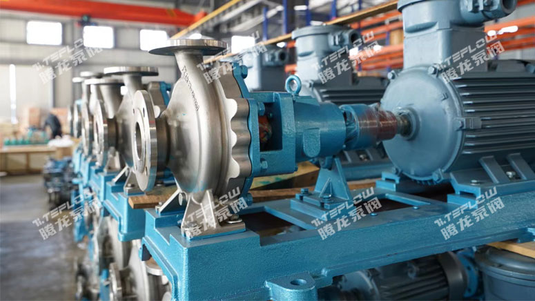腾龙IH不锈钢离心泵在应用于某染料生产企业